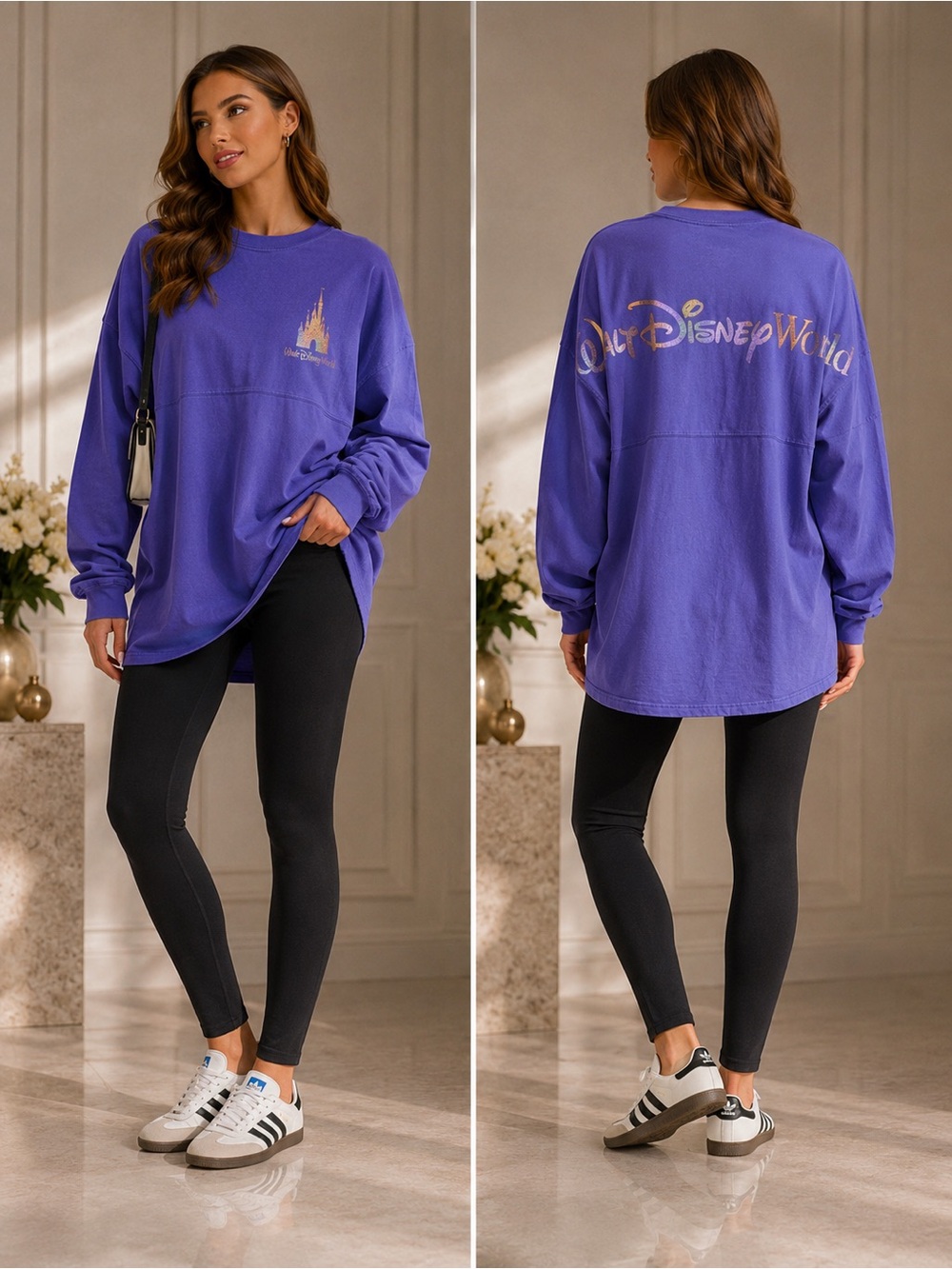 Disney Parks 50th Anniversary Spirit Jersey Purple Large Walt Disney World